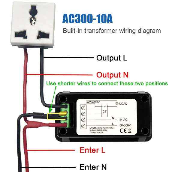 	 KWS-AC301-20A 50-300V AC pinout